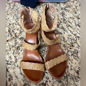 Sundance Tan Braided Sandals
